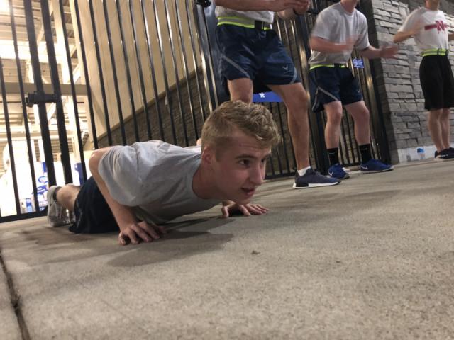Push Ups of the Modified Murph